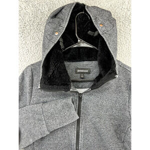BETABRAND Women's Small Knockout‎ Travel Hoodie Gray Pockets Full Zip Comfort